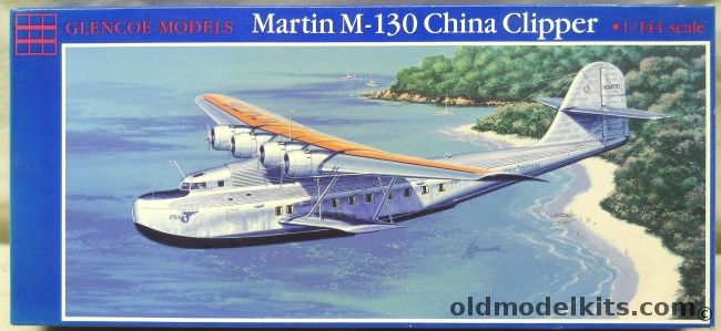 Glencoe 1/144 Martin M-130 Pan Am China Clipper - China Clipper / Hawaii Clipper / Philippine Clipper / Wartime Markings, 05505 plastic model kit