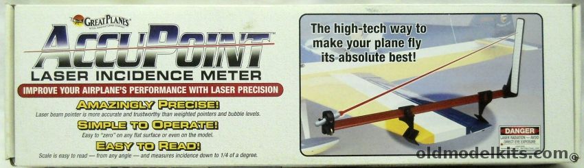 Great Planes Accupoint Laser Incidence Meter - And Thrust Angle Gauge, GPMR4020 plastic model kit