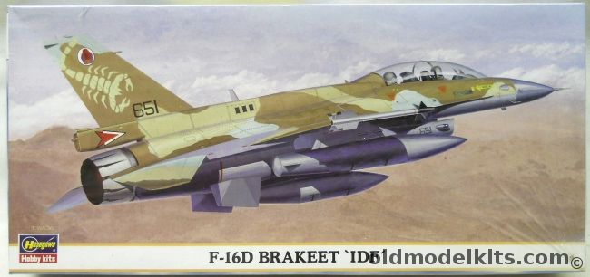 Hasegawa 1/72 F-16D Brakeet IDF - Isreal, 00174 plastic model kit