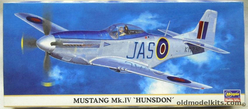 Hasegawa 1/72 Mustang Mk.IV Hunsdon, 00629 plastic model kit