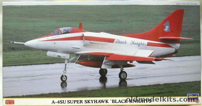 Hasegawa 1/48 A-4SU Super Skyhawk Black Knights - Singapore Air Force RASAF Black Knights Lead Flight / 2nd Flight / 3rd Flight / 4th Flight, 09456 plastic model kit