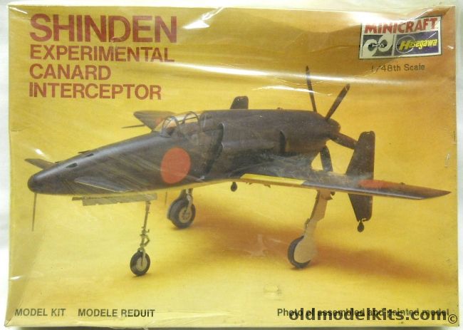 Hasegawa 1/48 Kyushu J7W1 Shinden, 1189 plastic model kit