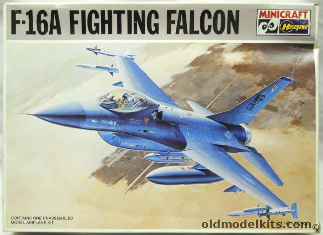 Hasegawa 1/48 F-16A Fighting Falcon - 35th TFS 'Wolf Pack' Kunsan AFB South Korea / 80th TFS 8th TFW Kunsan AFB / 811th Sqn Royal Netherlands Air Force Volkel AFB Netherlands, 1217 plastic model kit