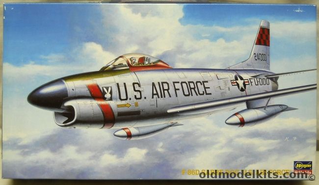 Hasegawa 1/72 North American F-86D Sabre Dog - US Air Force - 4th FIS Japan - 324th FIS 327 FG USAF, BP5 plastic model kit