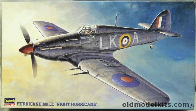 Hasegawa 1/48 Hawker Hurricane Mk.IIC Night Hurricane - RAF No. 87 Sq. Leader D. Smallwood / No. 1 Sq c/n HL603, JT164 plastic model kit