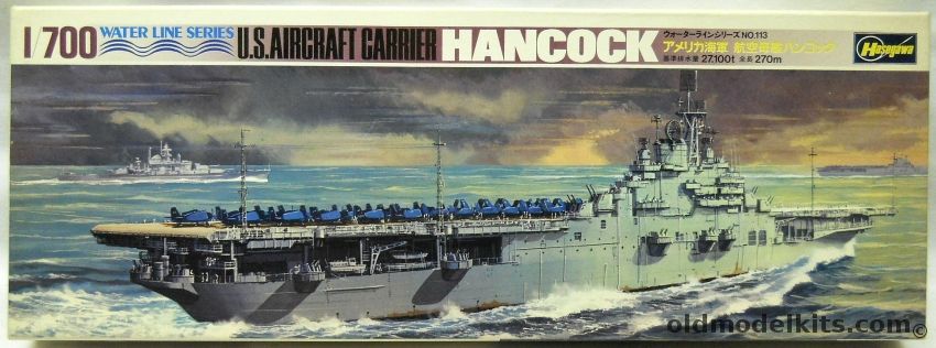 Hasegawa 1/700 USS Hancock Aircraft Carrier, WL-A113 plastic model kit