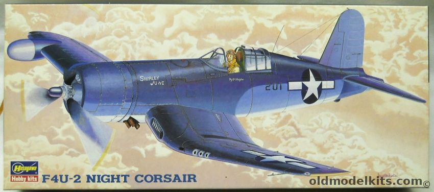 Hasegawa 1/72 TWO F4U-2 Night Corsair - Shirley June VMF(N)-532 US Marines - (F4U), AP111 plastic model kit