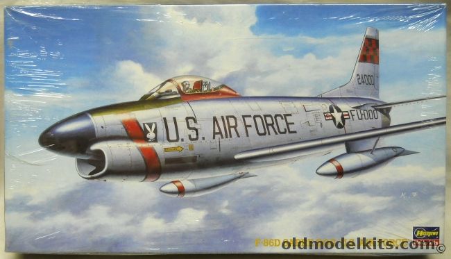 Hasegawa 1/72 North American F-86D Sabre Dog - US Air Force - 4th FIS Japan - 324th FIS 327 FG USAF, BP5 plastic model kit