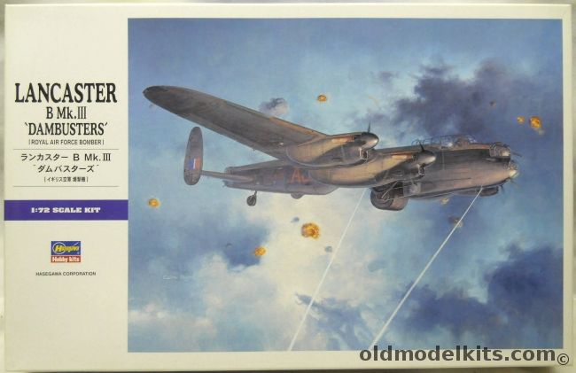 Hasegawa 1/72 Lancaster B Mk.III Dambusters, E24 plastic model kit