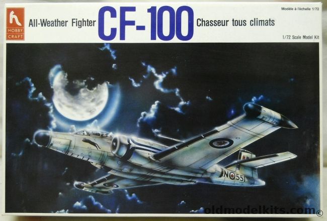 Hobby Craft 1/72 Avro CF-100 Mk.4B Canuck - All-Weather Fighter - 409th Nighthawk Squadron RCAF, HC1391 plastic model kit