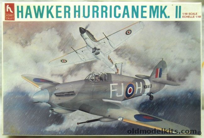 Hobby Craft 1/48 TWO Hawker Hurricane Mk.II - 401 Sq RCAF / 417 Sq RCAF / 164 Sq RAF, HC1582 plastic model kit