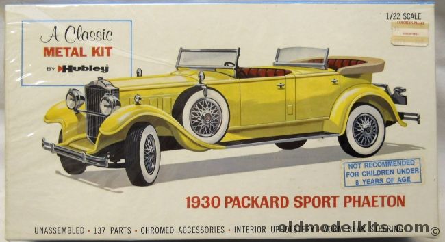 Hubley 1/22 1930 Packard Sport Phaeton, 4859 plastic model kit