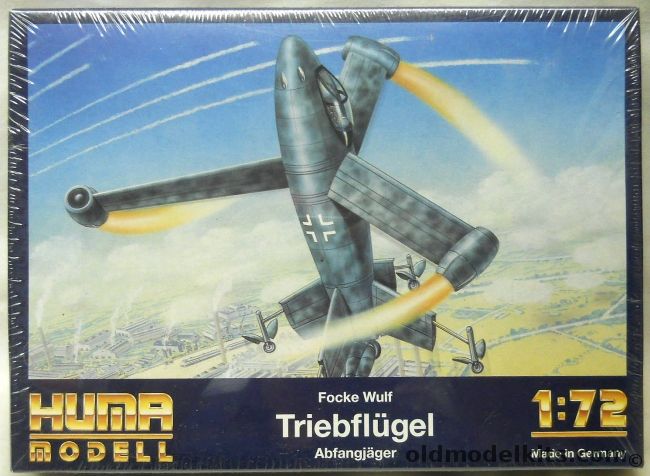 Huma Model 1/72 Focke-Wulf Triebflugel, 3502 plastic model kit