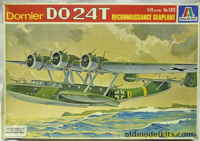 Italaerei 1/72 Dornier Do-24T Seaplane, 122 plastic model kit