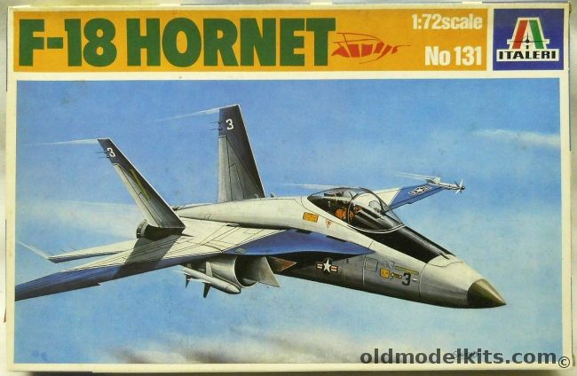 Italeri 1/72 TWO F-18  Hornet - US Marines / US Navy, 131 plastic model kit