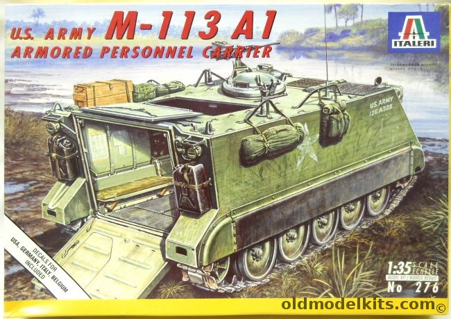 Italeri 1/35 M-113 A1 Armored Personnel Carrier - US Army / Germany / Italy / Belgium, 276 plastic model kit