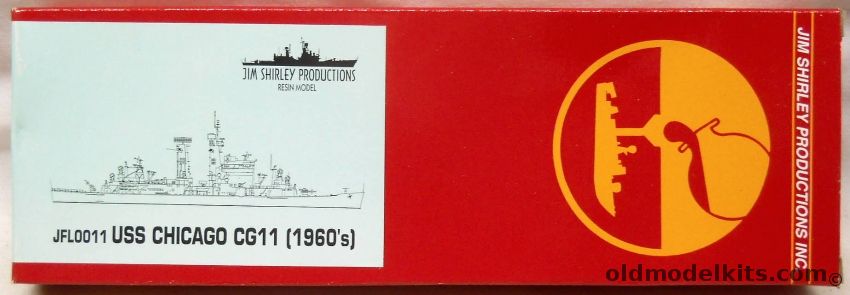 Jim Shirley Productions 1/700 USS Chicago CG11 1960s - Guided Missile Cruiser, JFL0011 plastic model kit