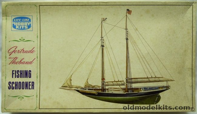 Life-Like 1/96 Gertrude Thebaud Fishing Schooner and America Cup Schooner Racer - (ex Pyro), 09206 plastic model kit