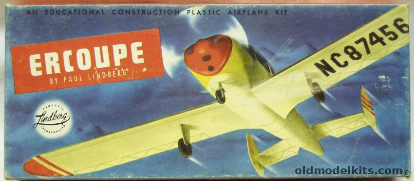 Lindberg 1/48 Ercoupe Light Plane, 506-39 plastic model kit