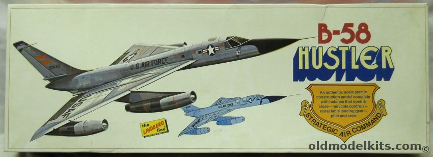 Lindberg 1/64 B-58 Hustler, 5304 plastic model kit