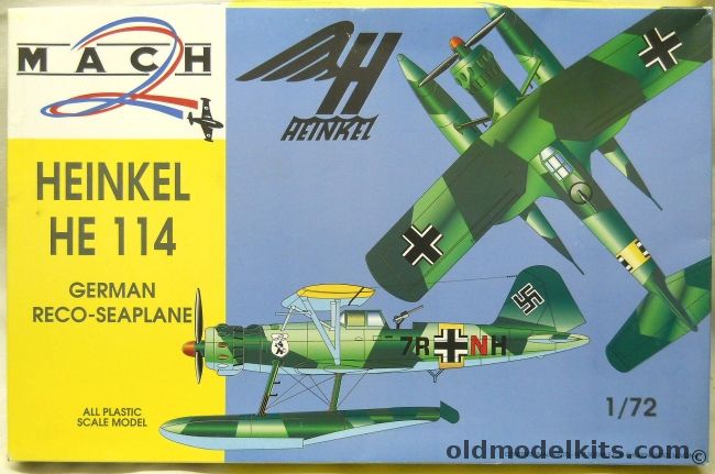 Mach 2 1/72 Heinkel He-114, GP022 plastic model kit