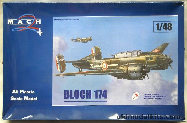 Mach 2 1/48 Bloch 174, LS002 plastic model kit