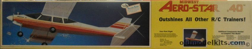 Midwest Aero-Star .40 - 62 Inch Wingspan R/C Aircraft, 159 plastic model kit