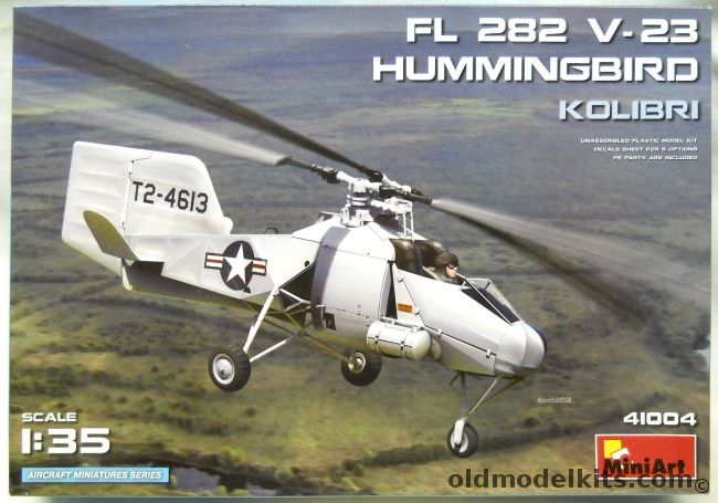MiniArt 1/35 Fl-282 V-23 Hummingbird Kolibri, 41004 plastic model kit