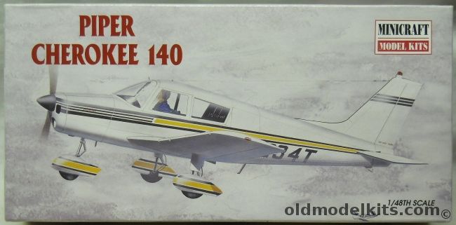 Minicraft 1/48 Piper Cherokee 140, 11610 plastic model kit