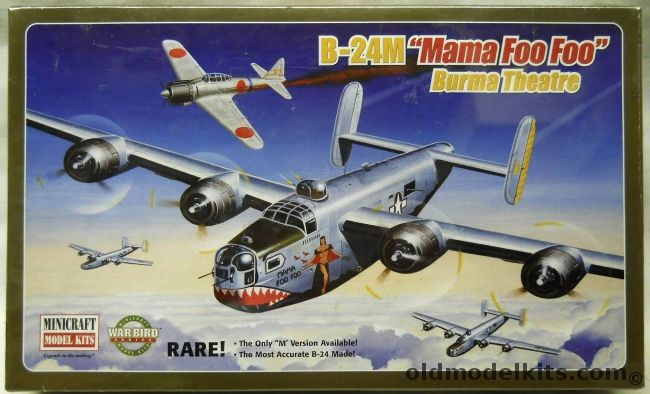 Minicraft 1/72 B-24M Liberator Mama Foo Foo Burma Theatre, 11640 plastic model kit