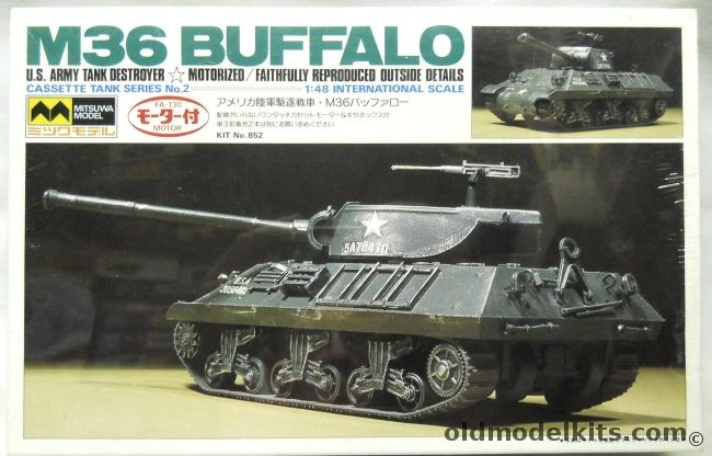 Mitsuwa 1/48 M36 Buffalo - Motorized, 852 plastic model kit