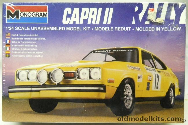 Monogram 1/24 Capri II Rally, 2120 plastic model kit