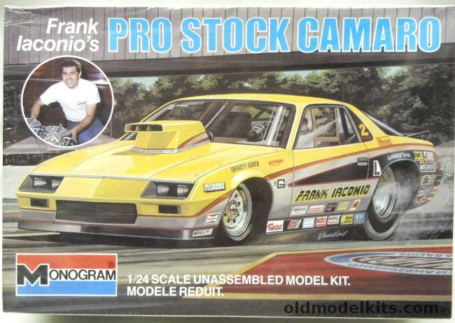 Monogram 1/24 Pro Stock Camaro - Frank Iaconio, 2217 plastic model kit