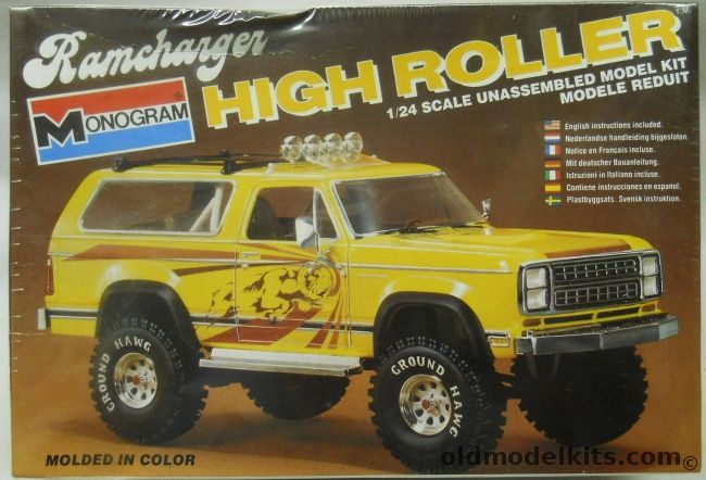 Monogram 1/24 Ramcharger High Roller - Dodge 4x4, 2272 plastic model kit