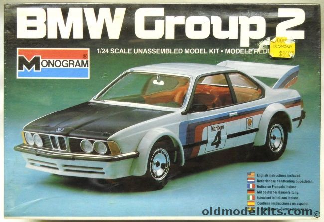 Monogram 1/24 BMW Group 2, 2287 plastic model kit