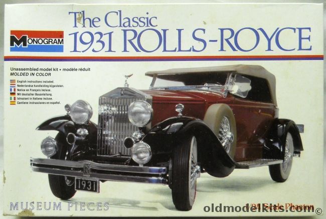 Monogram 1/24 1931 Rolls-Royce Phaeton, 2303 plastic model kit