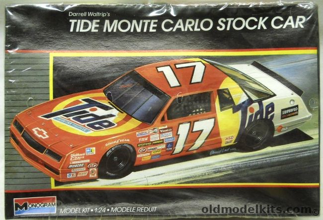 Monogram 1/24 Tide Monte Carlo Stock Car - Darrell Waltrip NASCAR, 2755 plastic model kit