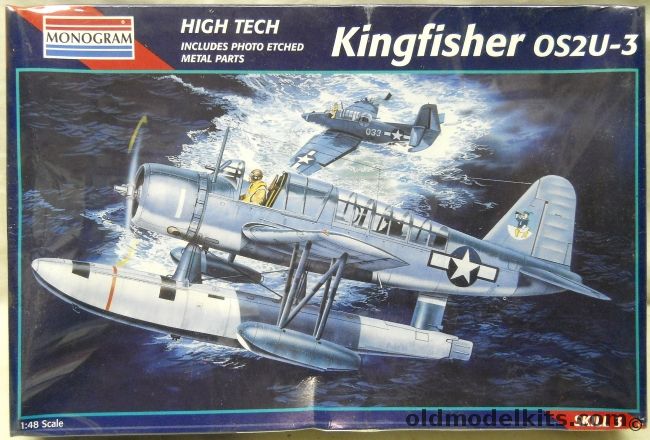 Monogram 1/48 Vought OS2U-3 Kingfisher High Tech - with Photoetched Details - (OS2U3), 5488 plastic model kit