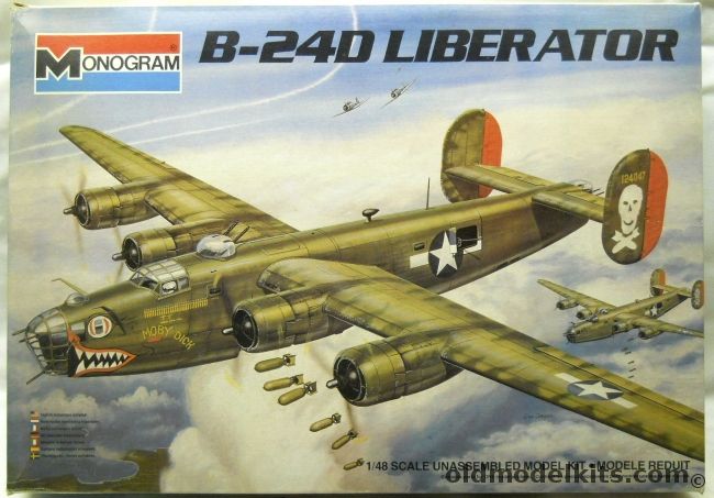 Monogram 1/48 Consolidated B-24D Liberator, 5604 plastic model kit
