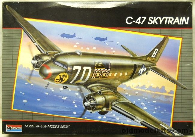 Monogram 1/48 C-47 Skytrain, 5607 plastic model kit