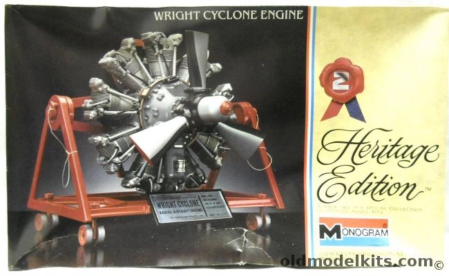 Monogram 1/12 Wright Cyclone Engine - Heritage Edition, 6052 plastic model kit