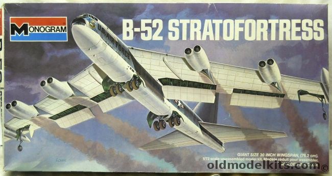 Monogram 1/72 Boeing B-52D Stratrofortress, 8292 plastic model kit