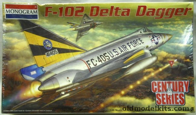 Monogram 1/48 F-102 Delta Dagger - Century Series Issue, 85-5518 plastic model kit