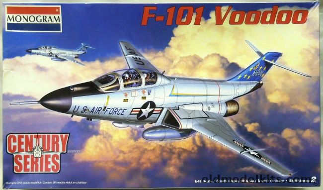 Monogram 1/48 F-101B Voodoo Century Series, 85-5843 plastic model kit