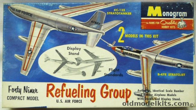 Monogram 1/240 US Air Force Refueling Group B-47 And KC-135, P409-49 plastic model kit