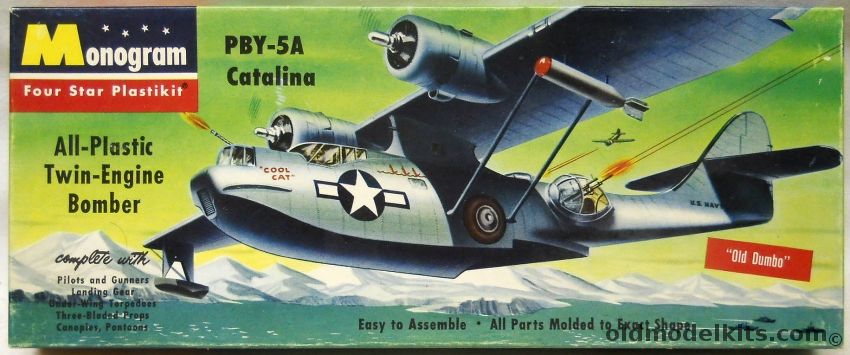 Monogram 1/104 PBY-5A Catalina - Cool Cat, PA8-98 plastic model kit