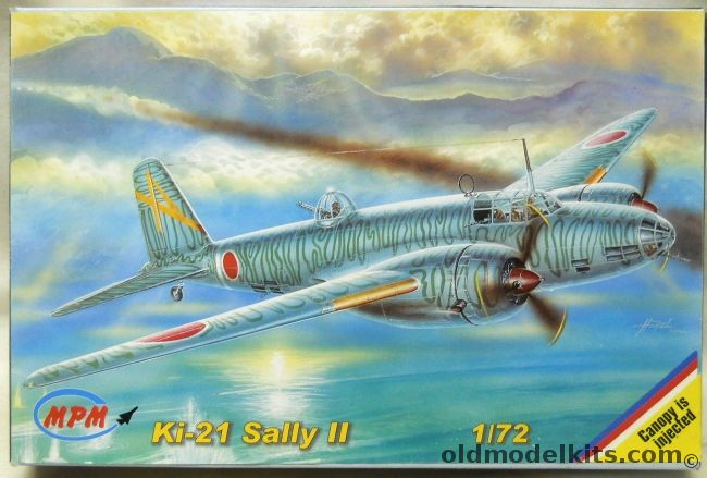 MPM 1/72 Ki-21 Sally II - With Decals For Several Different Aircraft, 72507 plastic model kit