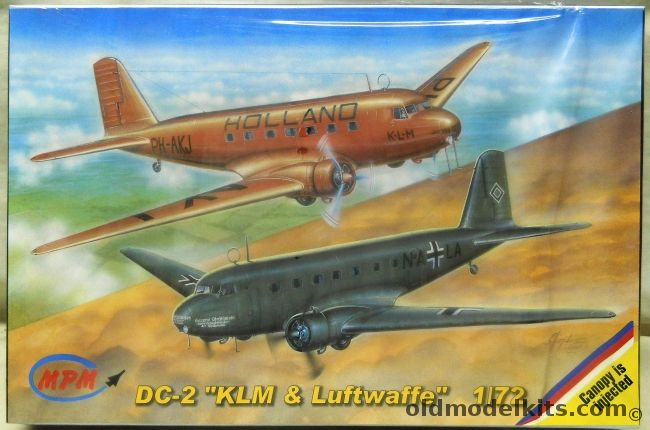 MPM 1/72 Douglas DC-2 - KLM or Luftwaffe, 72515 plastic model kit