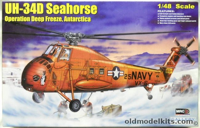 MRC 1/48 UH-34D Seahorse - Operation Deep Freeze Antartctica / US Navy VC-1 / JMSDF HSS-1, 64106 plastic model kit