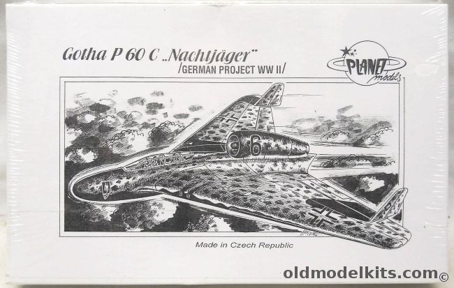 Planet Models 1/72 Gotha P60-C Nachtjager - (P-60 C / P60C), 013 plastic model kit